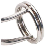 Dual Ringed Cock Trap Male Chastity Penis Plugs